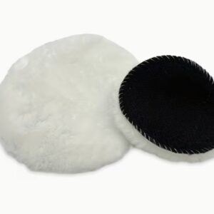 White Wool/Nylon Pad 4"