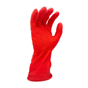 RED HOUSEHOLD GLOVES