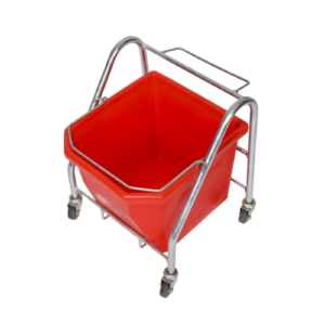 SINGLE METAL TROLLEY – NO BUCKETS c_w Castors